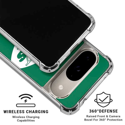 NFL New York Jets Retro Logo Google Pixel 10 Clear Case